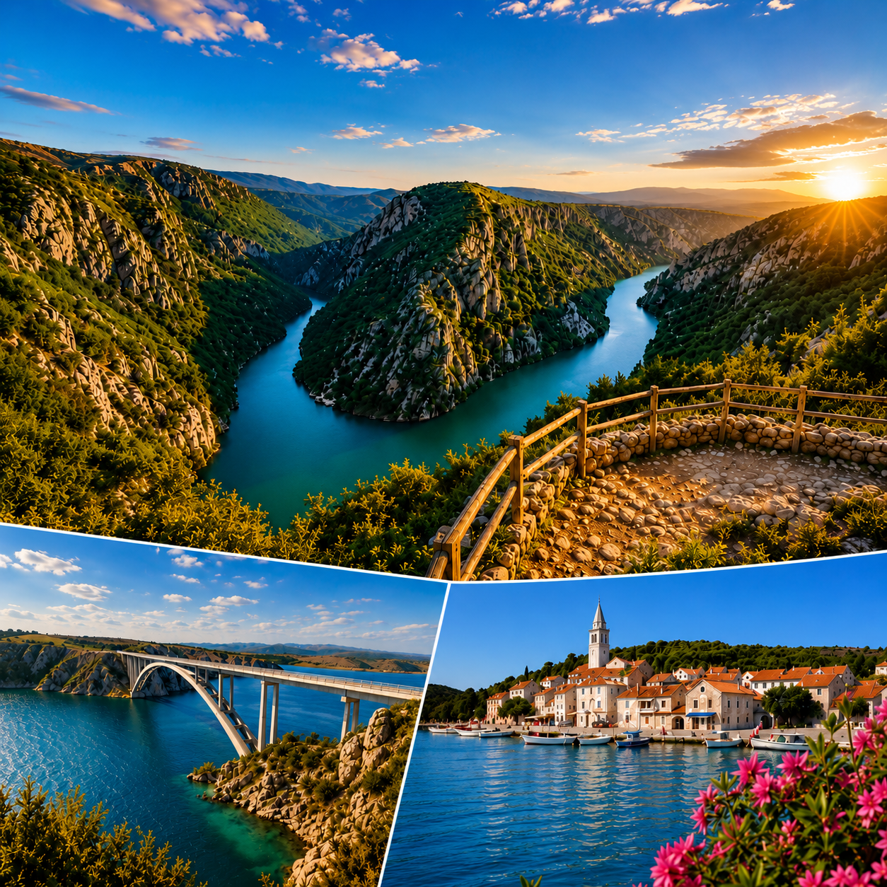 Von Zadar: Aussichtspunkt Zrmanja Canyon und das versteckte Dalmatien